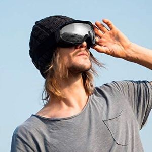 Snow ski Clear goggles wear with glasses